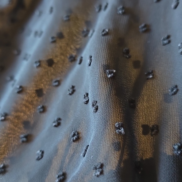 CeCe Sportswear, Mora Swiss Polka Dot Knit Top, Women's Size L - Picture 8 of 10